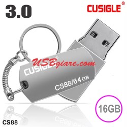 USB 3.0 16GB Cusigle CS88 mini vỏ kim loại xoay 360 độ